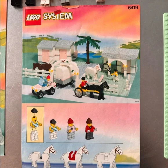 Incomplete vintage Lego Paradisa sets 6416 and 6419 - Picture 5 of 6